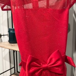 Child’s size 16 red formal dress